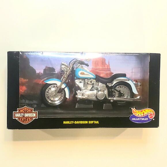 🏍 1:10 SCale Hot Wheels Harly Davidson Softail 🏍 - Picture 1 of 6